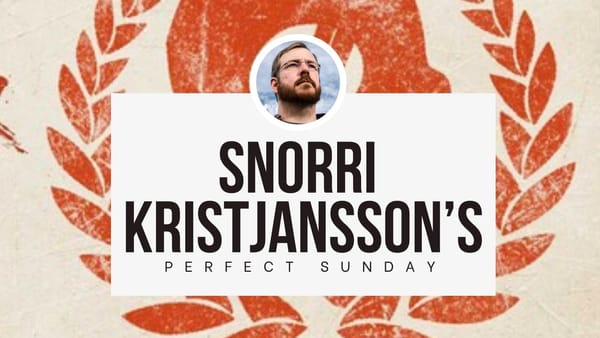 A perfect Sunday with...Snorri Kristjansson