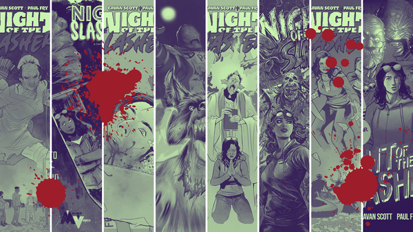 All eight gore-tastic Night of the Slashers covers revealed!